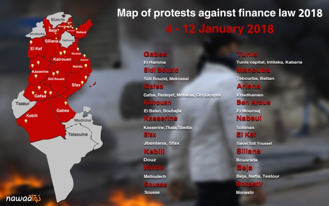 Map-of-protests-against-finance-law-2018