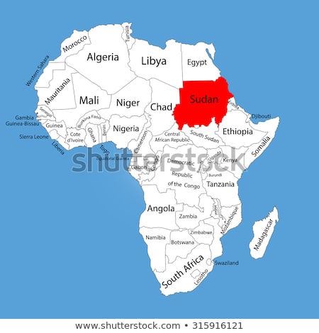republic-sudan-vector-map-silhouette-450w-315916121